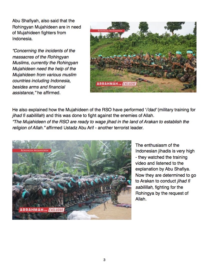 Rick Heizman (@rick135b7) on Twitter photo EVIDENCE OF LONGTERM SYSTEMATIC PLANNING BY BENGALI MUSLIMS ('Rohingya)
ROHINGYA LEADERS VISIT INDONESIA
Shopping for: Guns, Explosives, Jihadi Fighters, Cash,
and very importantly -
Bomb-Making Instructors
<a href="/UN/">United Nations</a> <a href="/UNHumanRights/">UN Human Rights</a> <a href="/CNN/">CNN</a> <a href="/BBC/">BBC</a> <a href="/MTT_News/">Modern Tokyo Times</a> <a href="/Reuters/">Reuters</a>
scribd.com/document/15334… EVIDENCE OF LONGTERM SYSTEMATIC PLANNING BY BENGALI MUSLIMS ('Rohingya)
ROHINGYA LEADERS VISIT INDONESIA
Shopping for: Guns, Explosives, Jihadi Fighters, Cash,
and very importantly -
Bomb-Making Instructors
<a href="/UN/">United Nations</a> <a href="/UNHumanRights/">UN Human Rights</a> <a href="/CNN/">CNN</a> <a href="/BBC/">BBC</a> <a href="/MTT_News/">Modern Tokyo Times</a> <a href="/Reuters/">Reuters</a>
scribd.com/document/15334…