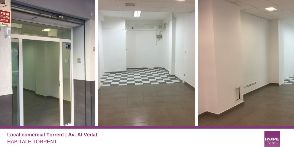 HabitaleTorrent's tweet photo. #Localcomercial en #Torrent para montar tienda o negocio, sin reformas (Av. Al Vedat):

✅Zona de almacén
✅Baño
✅Alarma de negocio y conexión a central de seguridad
Más detalles>> ☎️ 96 134 95 85
#alquilerlocal #inmobiliariaTorrent #bajocomercial https://t.co/5SNammBgkA
