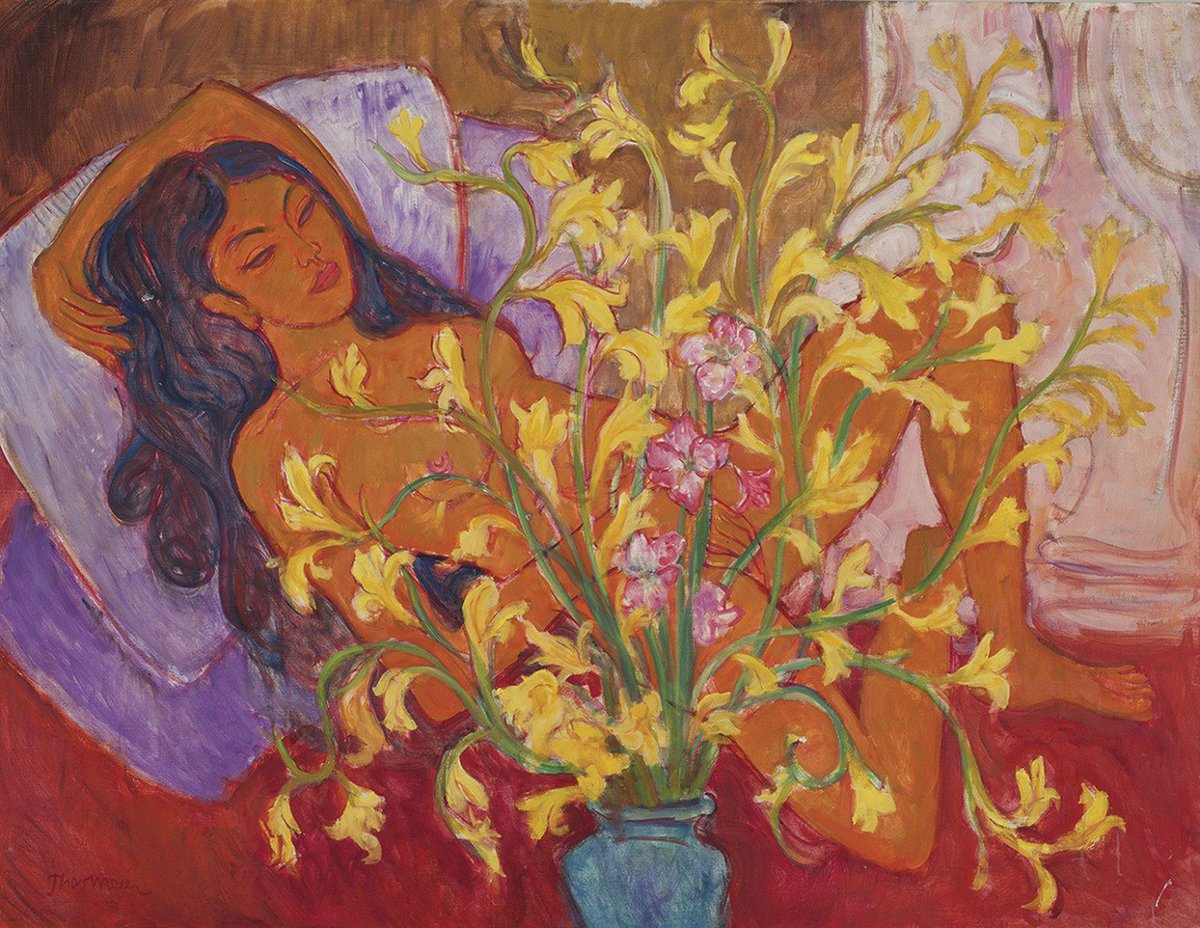 gregcatarino1's tweet photo. Jettli with a Vase of Orchids - Theo Meier https://t.co/Pji1iVNays