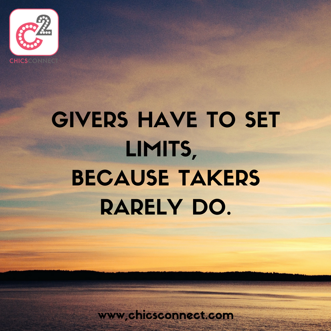 ChicsConnect's tweet photo. givers have to set limits,
because takers rarely do.
#FridayMotivation #FridayThoughts #chicsconncet #woman #girl #girlpower #business #womaninbusiness #businesswoman #entreprenuer #Entrepreneurship #EmpoweringRuralWomen https://t.co/eUhh8vUDA5