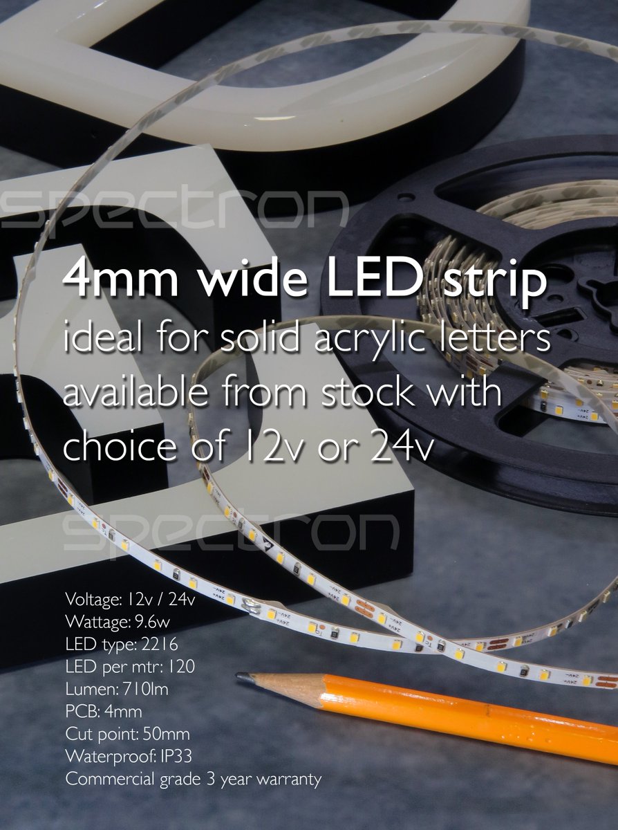 SpectronLED's tweet image. Spectron Newsletter - 4mm Wide LED Strips - mailchi.mp/05a011098f48/s…