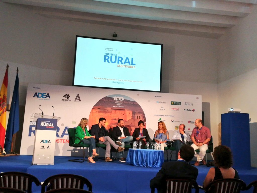 Comienza la mesa 'Formulas para mejorar la estacionalidad' #CTRADEA con <a href="/RuralkaHoteles/">Ruralka Hoteles</a> <a href="/escapadarural/">EscapadaRural.com</a> @PalladiumHotels <a href="/EFEtur_es/">EFEtur</a> <a href="/cittaslow_intl/">Cittaslow International</a>, coordinada por <a href="/La_SER/">Cadena SER</a> #Teruel #TurismoRuralSostenible #Aragón #ComarcaGúdarJavalambre #MoradeRubielos
