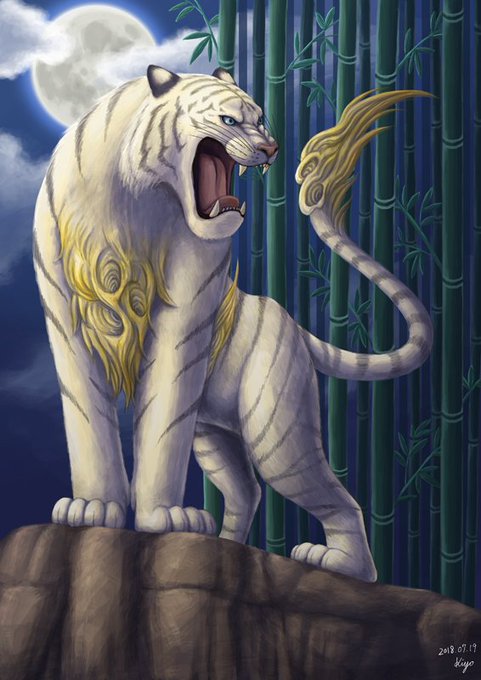 白虎のtwitterイラスト検索結果 古い順