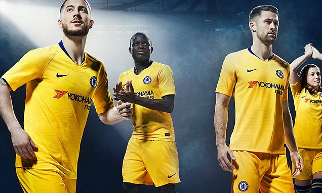 Chelsea launch yellow away shirt and Eden Hazard helps promote it despite his goalz24.com/post/101846 #WorldCup #WorldCup2018 #Russia2018