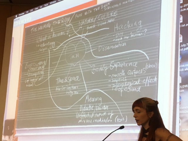 BGottstein's tweet image. Mind map of technology in the arts #defragmentation #domt18