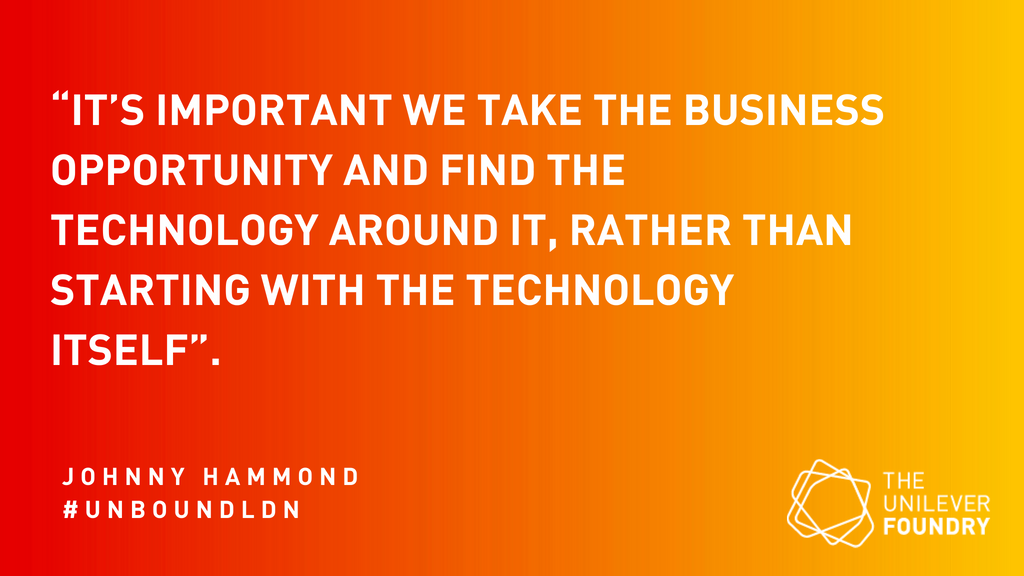 UnileverFoundry's tweet photo. Learning from your mistakes, good communication and a tailored approach. Just a few of the key insights from the panel @unboundglobal with @Bupa, @Channel4 and @Ogilvy on driving growth through #innovation #UnboundLDN https://t.co/KRhTnp9yro