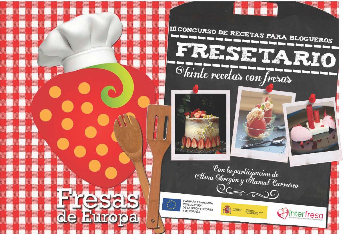 🍓 20 blogueras rinden homenaje a las fresas en el #Fresetario <a href="/fresasdeeuropa/">Fresas de Europa</a> <a href="/alma_cupcakes/">Alma Obregón</a> <a href="/manuelcarrasco_/">Manuel Carrasco</a> fruittoday.com/20-blogueras-r…