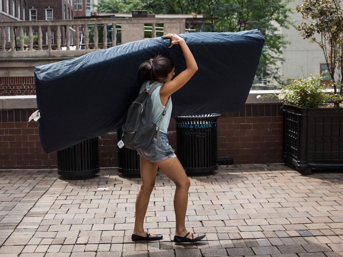 Emma Sulkowicz became the face of the campus survivors' movement when ...