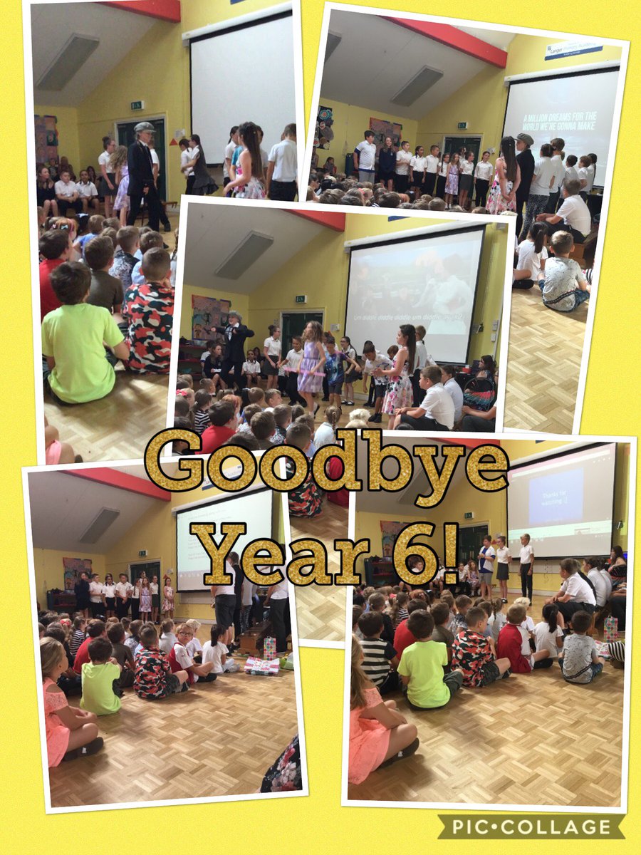 Goodbye to our Y6 children, wishing you every success going forward