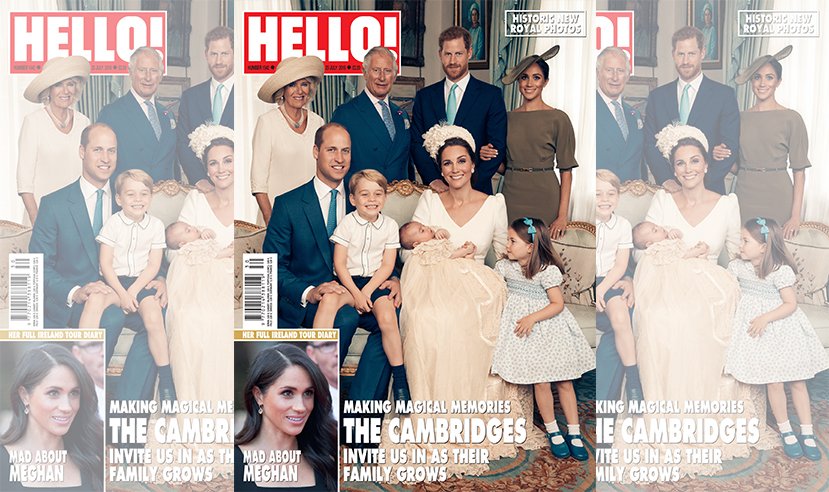 hellomag's tweet image. Don't forget to pick up a copy of this week's HELLO! to see all of the official pictures from Prince Louis' christening. Available now. #PrinceLouis