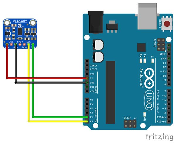 Mauro Alfieri How To Work A Tof Sensor I Tested St World Sensor Vl6180 With Arduino Uno T Co Jvvywyxoh4