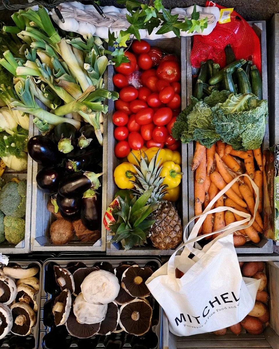 Our fresh veggies this morning! On the way to the #BritishOpen? Pop in for breakfast before a long day of #golf! See our full menu at mitchellsdeli.co.uk 

.
.

#homeofgolf #Scotland #Fife