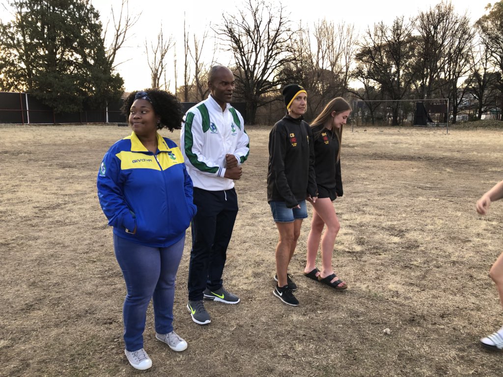 Sporting relations being built as <a href="/YDSStDavids/">Ysgol Dewi Sant</a> sports tour arrives in Lesotho. <a href="/St_DavidsRFC/">St Davids RFC</a> <a href="/sportpembs/">Sport Pembrokeshire / Chwaraeon Sir Benfro</a> <a href="/DolenCymru/">Dolen Cymru Lesotho</a> @FraserMercsport <a href="/WRU_Community/">WRU Community - Wrth galon y genedl</a> <a href="/daviddewisant/">David  Haynes</a>  #togetherstronger