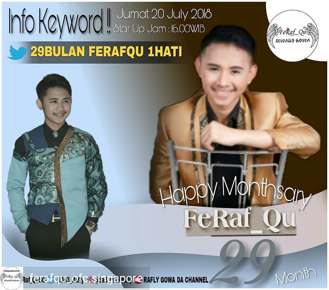 Assalamualaikum wr wb ...ayooo semangaaat semuanya ....
29BULAN FERAFQU 1HATI
<a href="/NawalyaS/">Nawalya Ferafqu singapore</a> 
<a href="/MaslikhaMaslik1/">Maslikha Maslikha</a> 
<a href="/YSingspore/">Yuni_singspore</a> 
<a href="/DA3_Rafly/">Muh.Rafly Heriawan</a> 
<a href="/JumintnFerafqu_/">JumintnFerafqu_Spor</a>