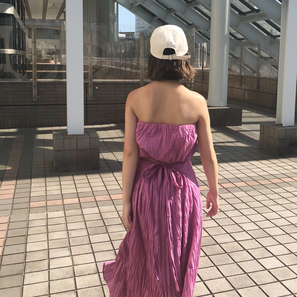 Snidel公式アカウント Staff Snap カジュアルな素材感が特徴の ワッシャーベアマキシワンピース ワッシャーベアマキシワンピース 13 000yen Tax チェック T Co 3nkrxnxjwe Snidel スナイデル 新作 T Co Ihfuoln7zr