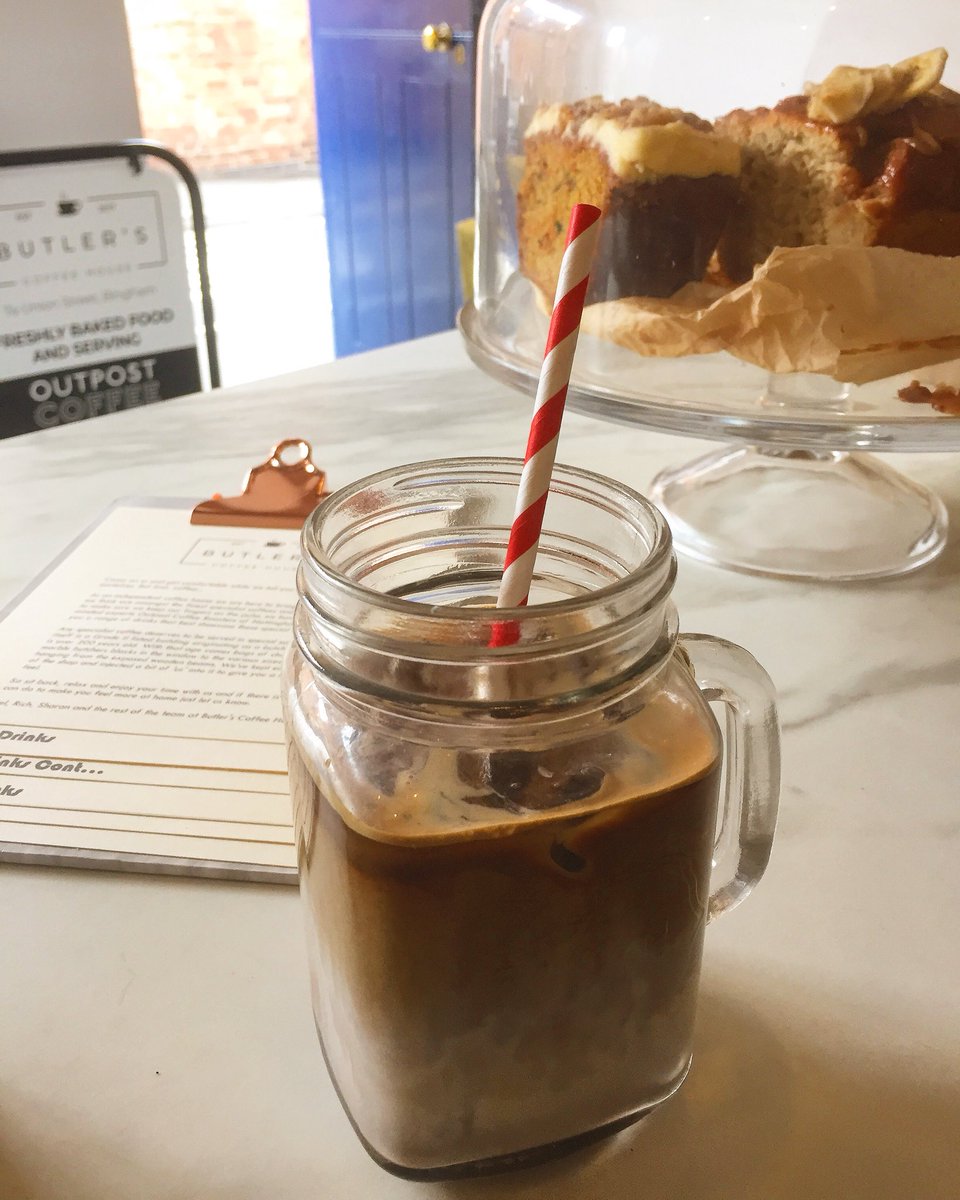 ButlersBingham's tweet photo. The iced mocha - well you will do on a warm sunny day in July ☀️☕️❤️😎
.
.
#coffee #specialitycoffee #baristalife #baristadaily #iceicebaby #butlersbingham #Bingham #coffeeshop #coffeeshopvibes #FriYay #FridayFeeling #weekend https://t.co/lNOTCSMFSp