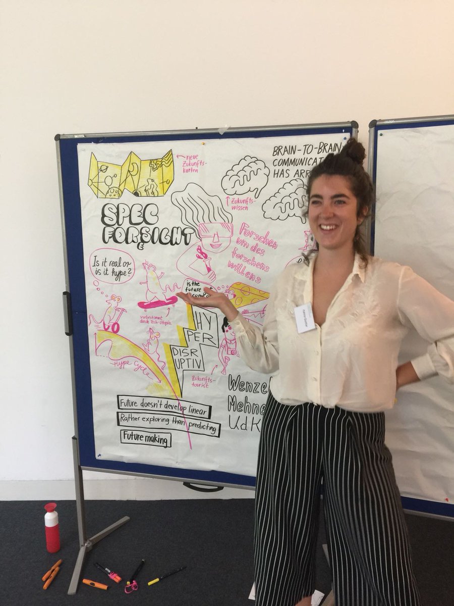iFutur's tweet photo. Graphic Recording beim #Huddle18 #zukunftsforschung hier die festgehaltene Keynote von @WenzelMehnert https://t.co/KMRtIldd68