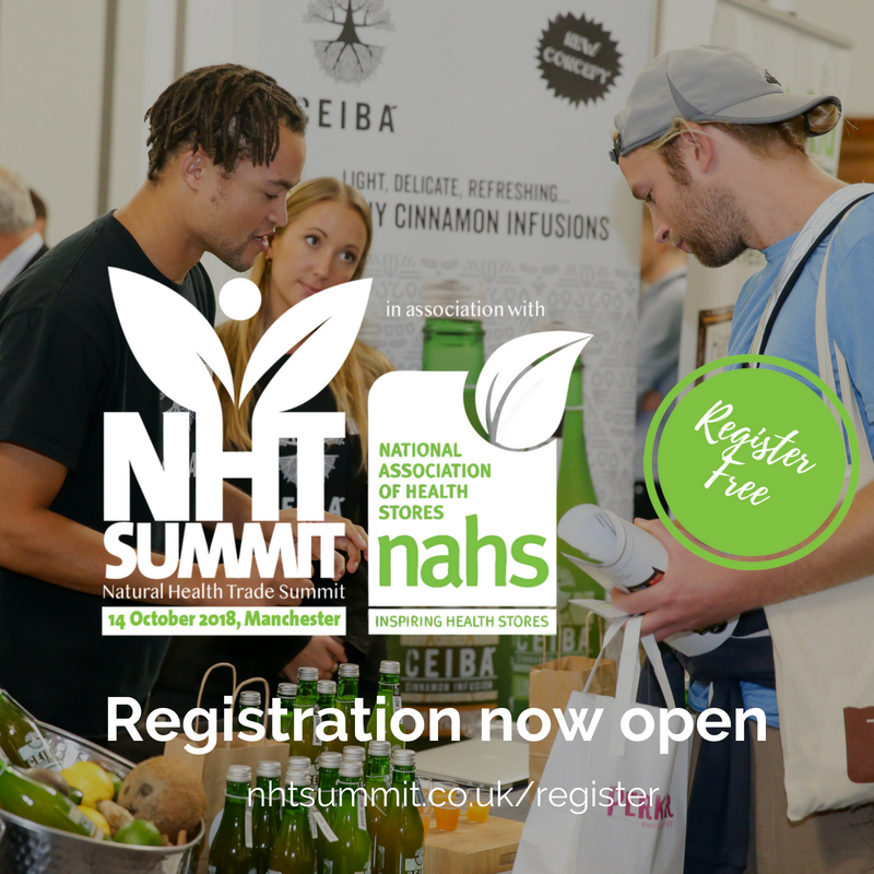Registration for this year's Natural Health Trade Summit, the UK's only event dedicated to independent health food retailers, is now OPEN. Featuring 100+ exhibitors, six round table discussions &amp; plenty of time to network.

Register free: nhtsummit.co.uk/register