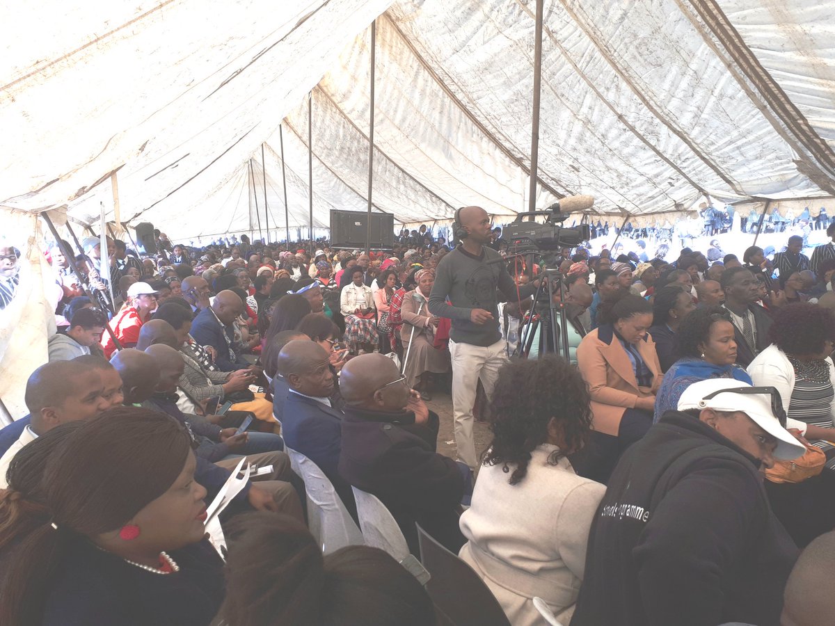 DepartmentPWI's tweet photo. Multitudes of learners and parents who attended the career exhibition and celebration of the  centenary of two towers of freedom Madiba and Sisulu in Toli. https://t.co/eerK2nRMrZ