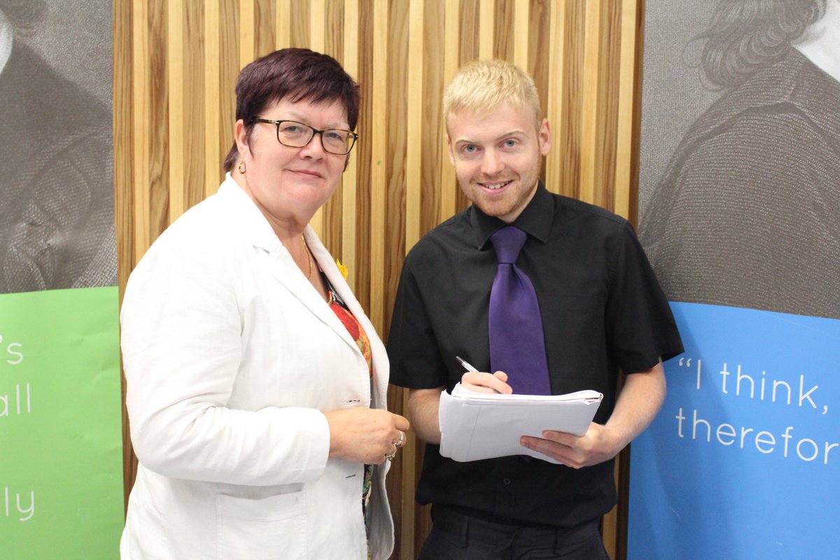 RochdaleCouncil's tweet photo. Danny the champion. Talented young writer Danny Lamb takes centre stage after winning playwriting competition. Danny will be mentored by award winning @NicSchofie &amp; have his work performed on stage with  @Touchstones @M6Theatre.  https://t.co/l07NEbmMBn 🥂😀👍 https://t.co/0W5fth1Dc7