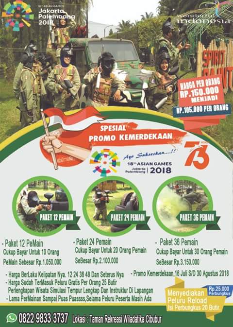 #FINANSIAL wisata simulasi games paintball di Taman Rekreasi Wiladatika Cibubur