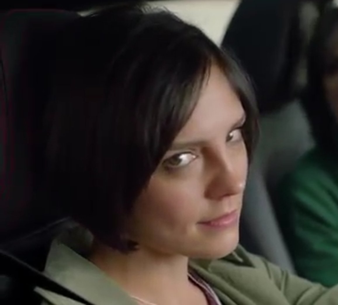 kittenmaster's tweet photo. @Chris_Stark @scott_mills The girl from the Jaguar Pace car advert. That advert wins because of her sassy attitude. Is sassy still a word? https://t.co/E2UlUFAAD2