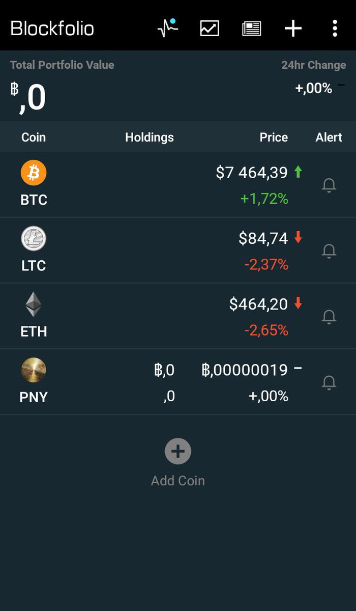 #Peony Coin ($PNY) was added to the <a href="/BlockfolioApp/">blockfolioapp</a>  application. Now it's easy and fast to track information