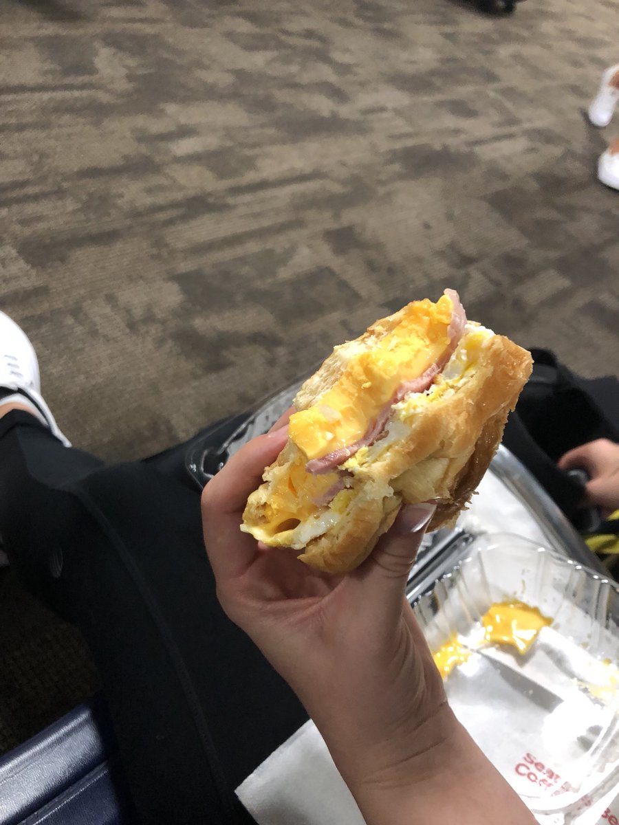 alyssaivanson's tweet photo. Ham, egg and CHEEEEEEESE sandwich! 🧀🧀 #17slicesofcheese p https://t.co/sme9u0Pxyh