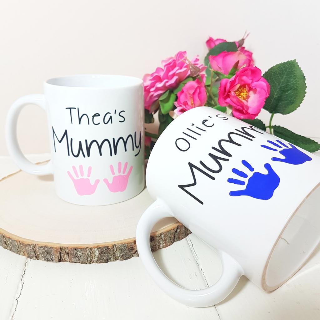 Help a new Mum stay awake with these gorgeous, personalised #coffee mugs! Shop here: bit.ly/2LmmRWe #mum #mummyblogger #bloggers #babyshower #baby #etsy #giftideas #handmade