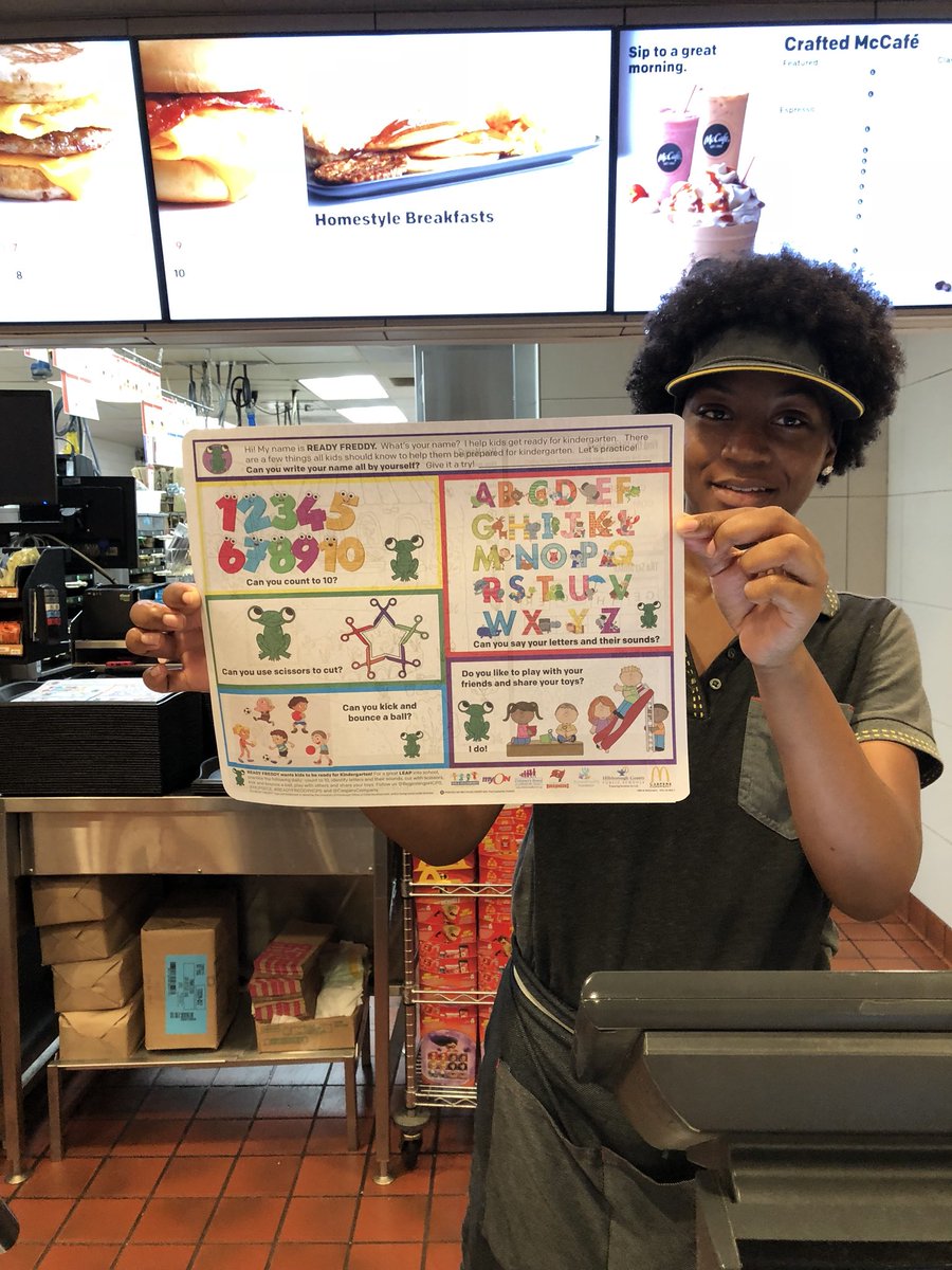 I’m lovin it! McDonald’s and Hillsbrough County public schools partner to support kindergarten readiness!  Yeah! <a href="/CaspersCompany/">Caspers Company</a> <a href="/HCPSECE/">HCPSEarlyChildEd</a> <a href="/Trabrown223/">Tracye Brown</a>