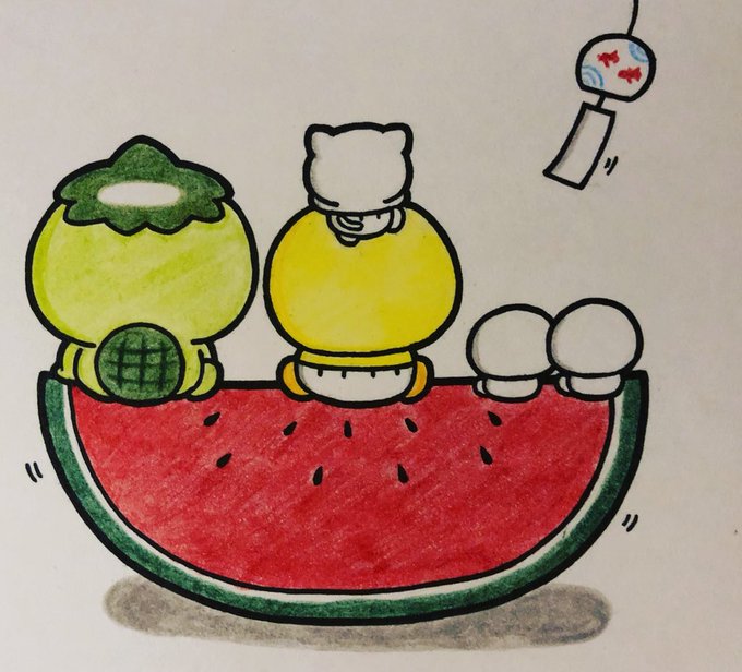 「watermelon」 illustration images(Oldest｜RT&Fav:50)
