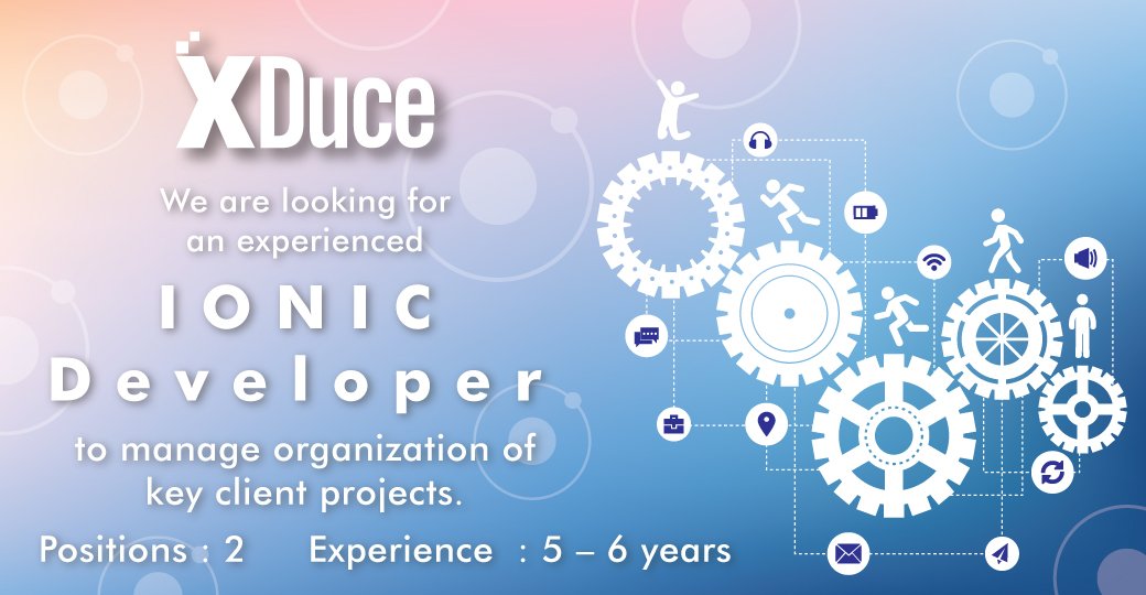 XDuceCorp's tweet image. We are looking for IONIC Developer.
Click here to apply lnkd.in/fhvU_zG
#IONIC #IONICDevelopment #IONICDeveloper #JQuery #HTML #CSS #HTML5 #Nodejs #analysis #iOS #iOSapp #iOSDevelopment #Android #AndroidDevelopment #AndroidApp #Job #Hiring #Openings #Vacancy
