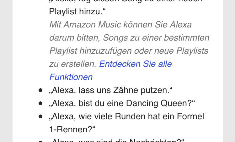 dbuschke's tweet image. #Alexa, lass uns Zähne putzen! 

I got mentioned in the German Alexa newsletter 🚀❣ 

Woohoo 🙌 
#echo #alexadeveloper #skill #zähneputzen