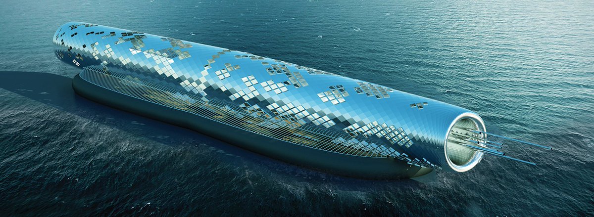 P2Techno's tweet image. Solar-powered 'pipe' sculpture generates 4.5 billion liters of drinkable water from the ocean - p2pep.com/2923/