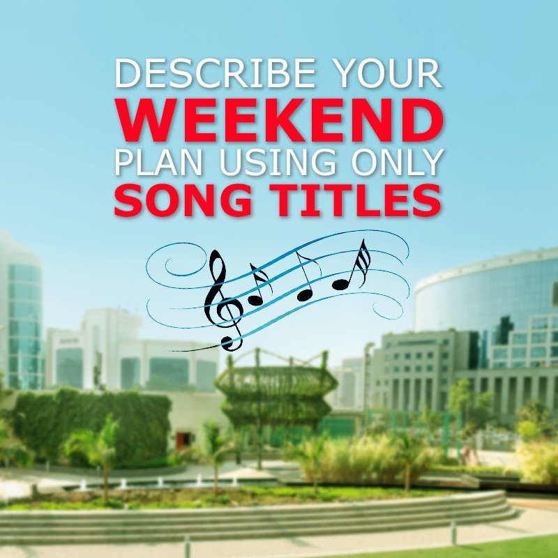 Happy Friday everyone! What are your plans this weekend? Let us know by only using song titles! 😂🎼🎤 #describeyourweekendinsongtitles #funfriday #fridayfeeling #tgif