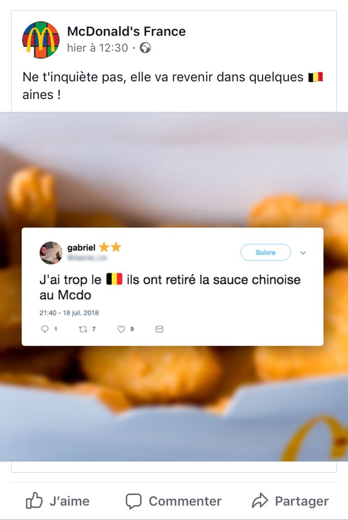 NoxFarr's tweet image. Macdo c’est des tueurs ils s’y mettent aussi @McDonalds