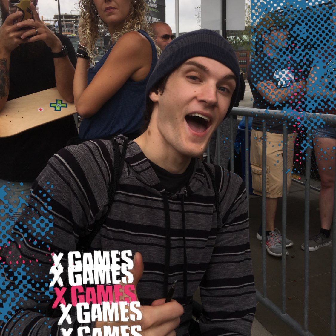 Kevin_Bobby_24's tweet photo. My friend Marcus having a great time waiting for ⁦@XGames⁩ to start! #XGames https://t.co/sdUo6F140L