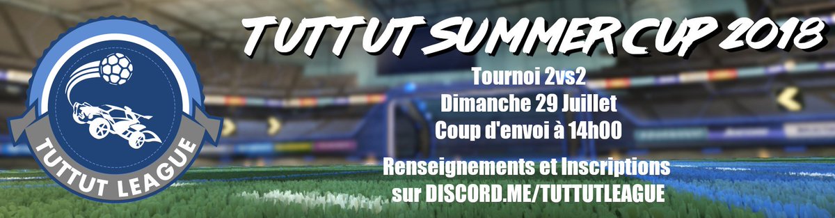 tuttut_league's tweet photo. *Nouveau Tournoi*

Venez participer à la #SummerCup2018 sur @RocketLeague 

Infos et inscriptions sur https://t.co/8DxUiQMpPL https://t.co/4sQvTC8NXD