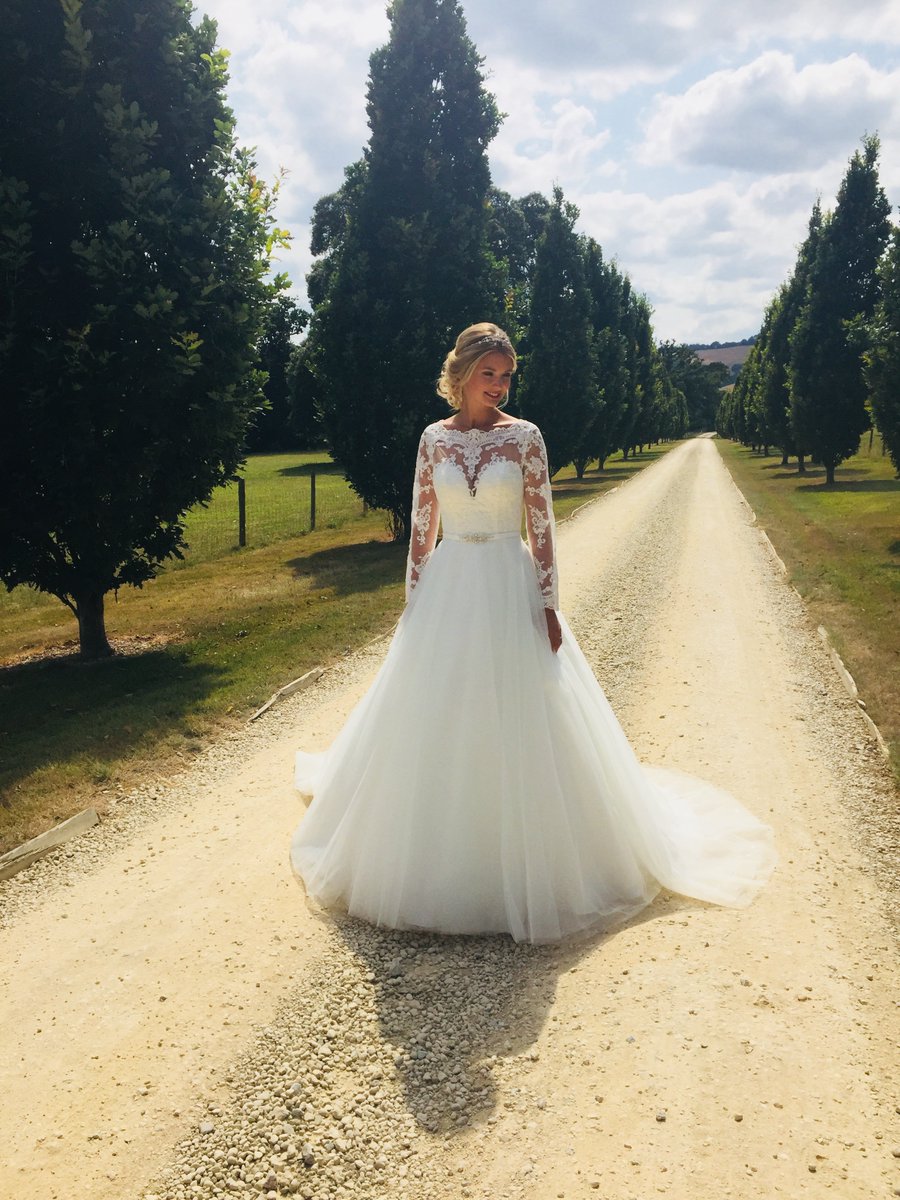 RomanticaDevon's tweet photo. A super hot day two for the Romantica 2019 collection photoshoot, this dreamy ballgown will be arriving very soon!! Watch this space... #romantica #romanticacollections #onlocation #pyneshouse #devon https://t.co/1V3fCv0NWW