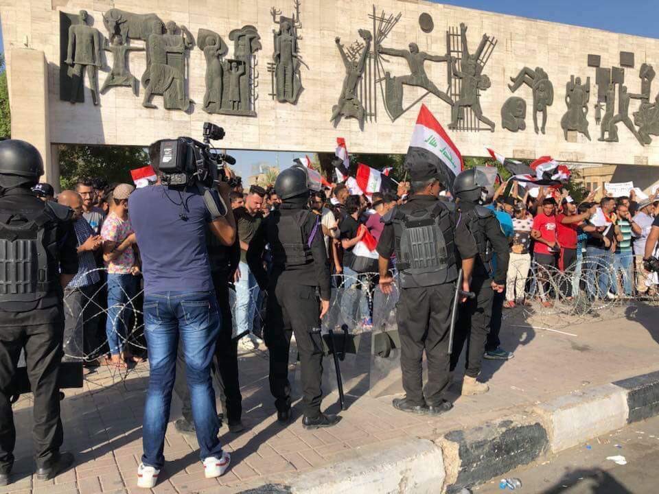 Althebhawy's tweet photo. Baghdad Tahrir Square
#IraqProtests #July20Protests https://t.co/NT5gQOA0ET