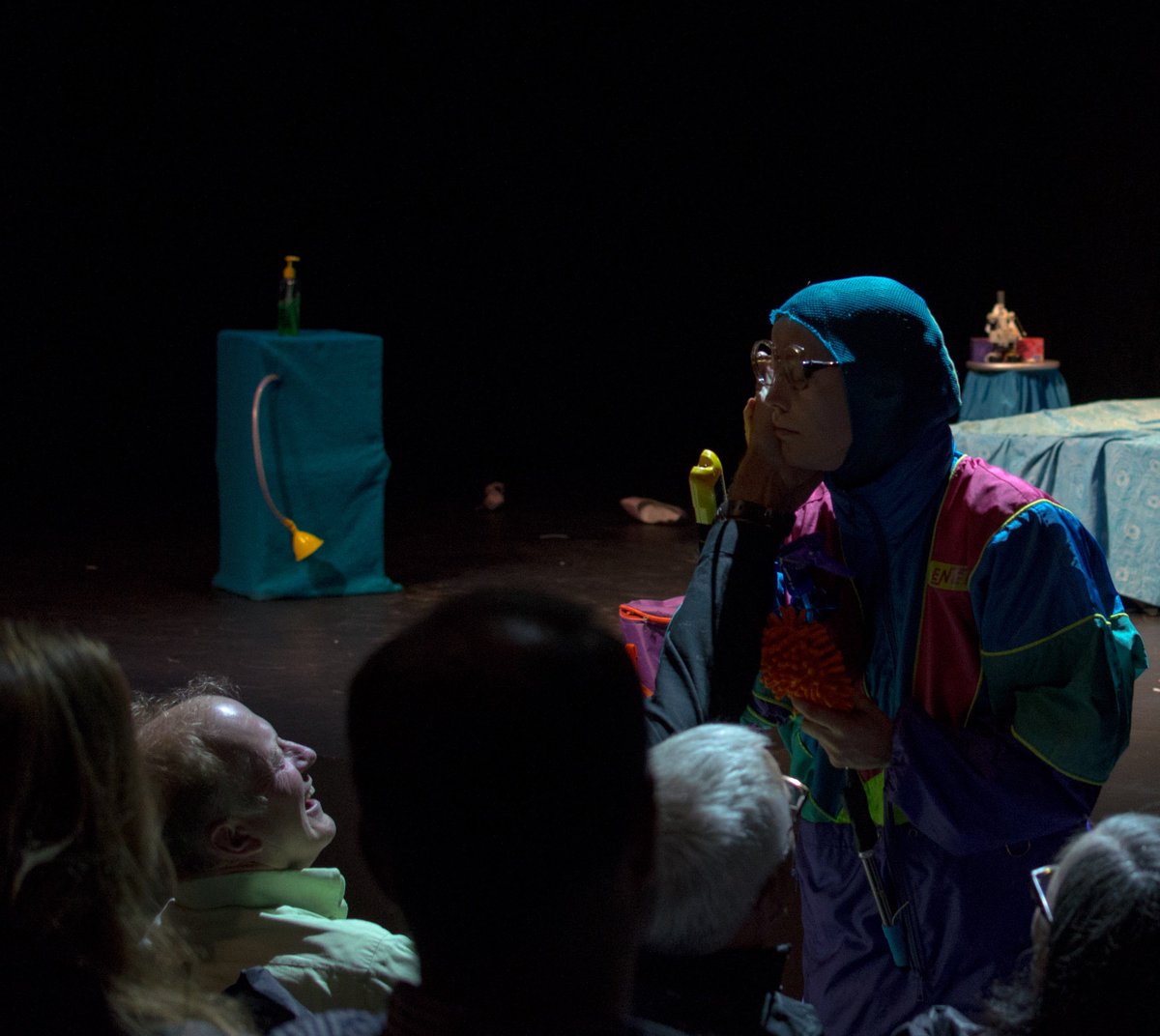 SnafuDance's tweet photo. "This play will forever change the way you see theatre.” - @mtltheatrehub  #INTERSTELLARELDER : Badass Grandma In Space is live this week at the #WpgFringe festival ★★★★★ https://t.co/ORhickbPRG #YegFringe https://t.co/KQZ2jaF6K0