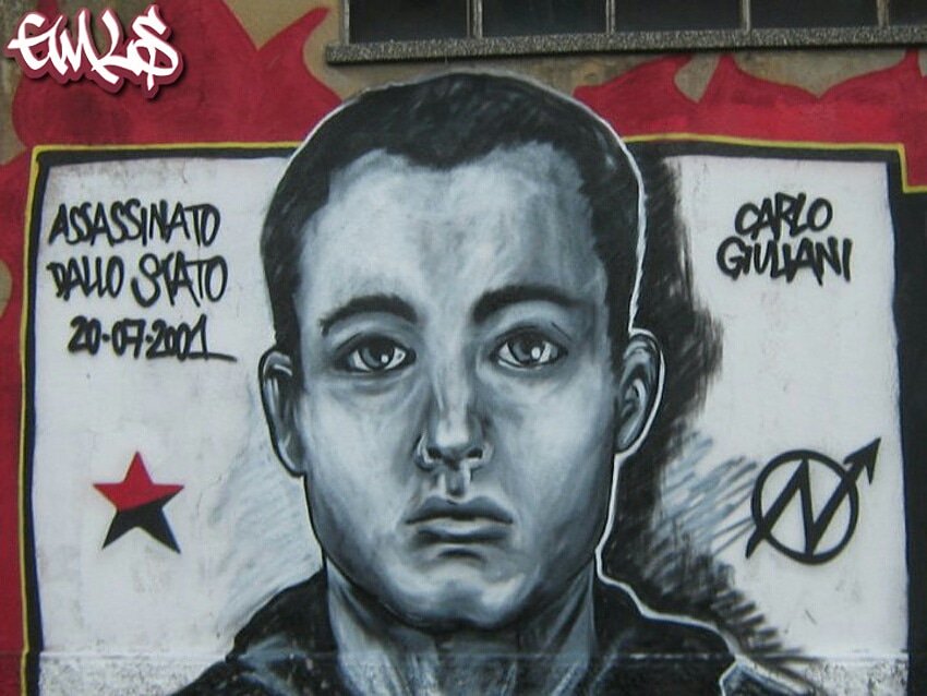 KGrim95's tweet photo. Non spegni il sole se gli spari addosso. #Carlo è vivo e lotta insieme a noi, le nostre idee non moriranno mai.
@potere_alpopolo
#genova2001 #genova #G8Genova #CarloGiuliani #voiG8noi6miliardi #veritáegiustizia https://t.co/R7SB0zmnu2