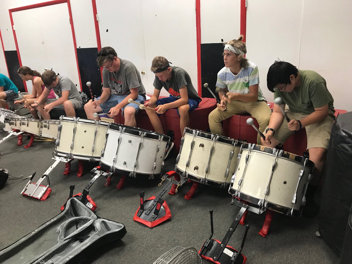 The sounds of summer are in the air at CHS! Marching band practice is underway and band camp starts next week! It's that time... @CHS_Huskies @BoosterCardinal #HuskiePride!