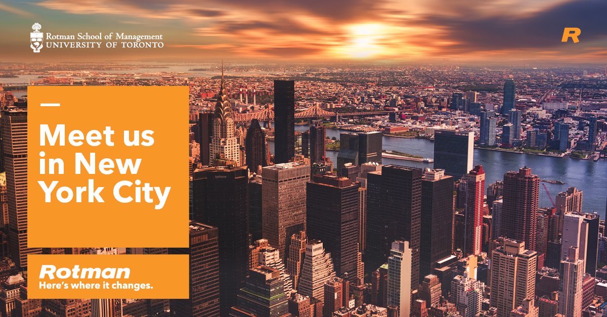 Considering an MBA? Discover Canada’s leading MBA program and see if we are a good fit for you. Meet us tomorrow at The MBA Tour in NYC from 11 to 5pm thembatour.com/events/newyork…