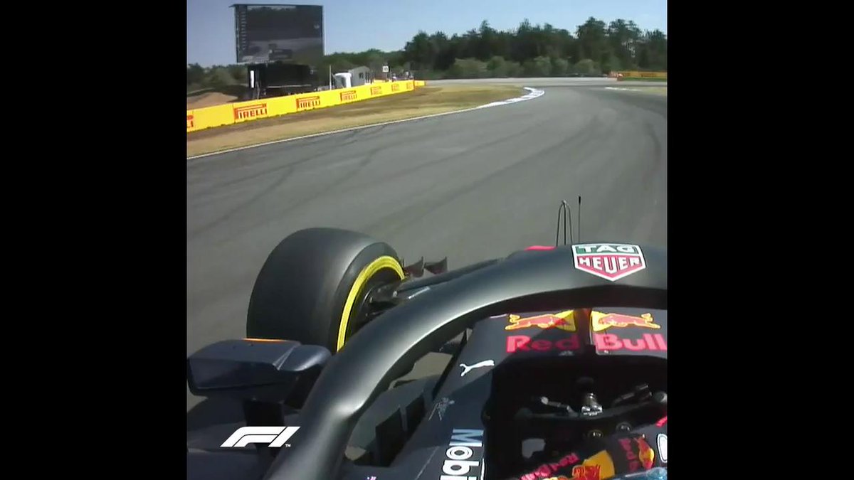 FP1 👌 FP2 🔄  @danielricciardo pushes a little too hard during Friday’s second practice session   #GermanGP #F1 https://t.co/Ho1yslS8Mp