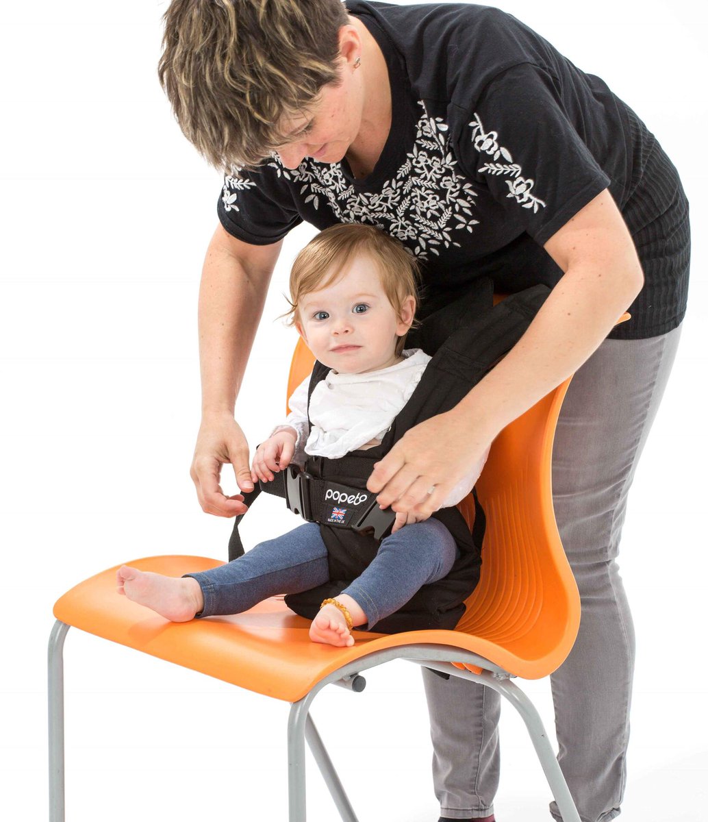 Popeto2's tweet photo. So this is who we are and what we do. We have designed and created this unique baby carrier and chair harness for parents who like to go out and about! https://t.co/zsNPDUcirK