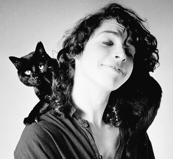 Chris cornell & a black cat. 
happy birthday, we miss you. 
