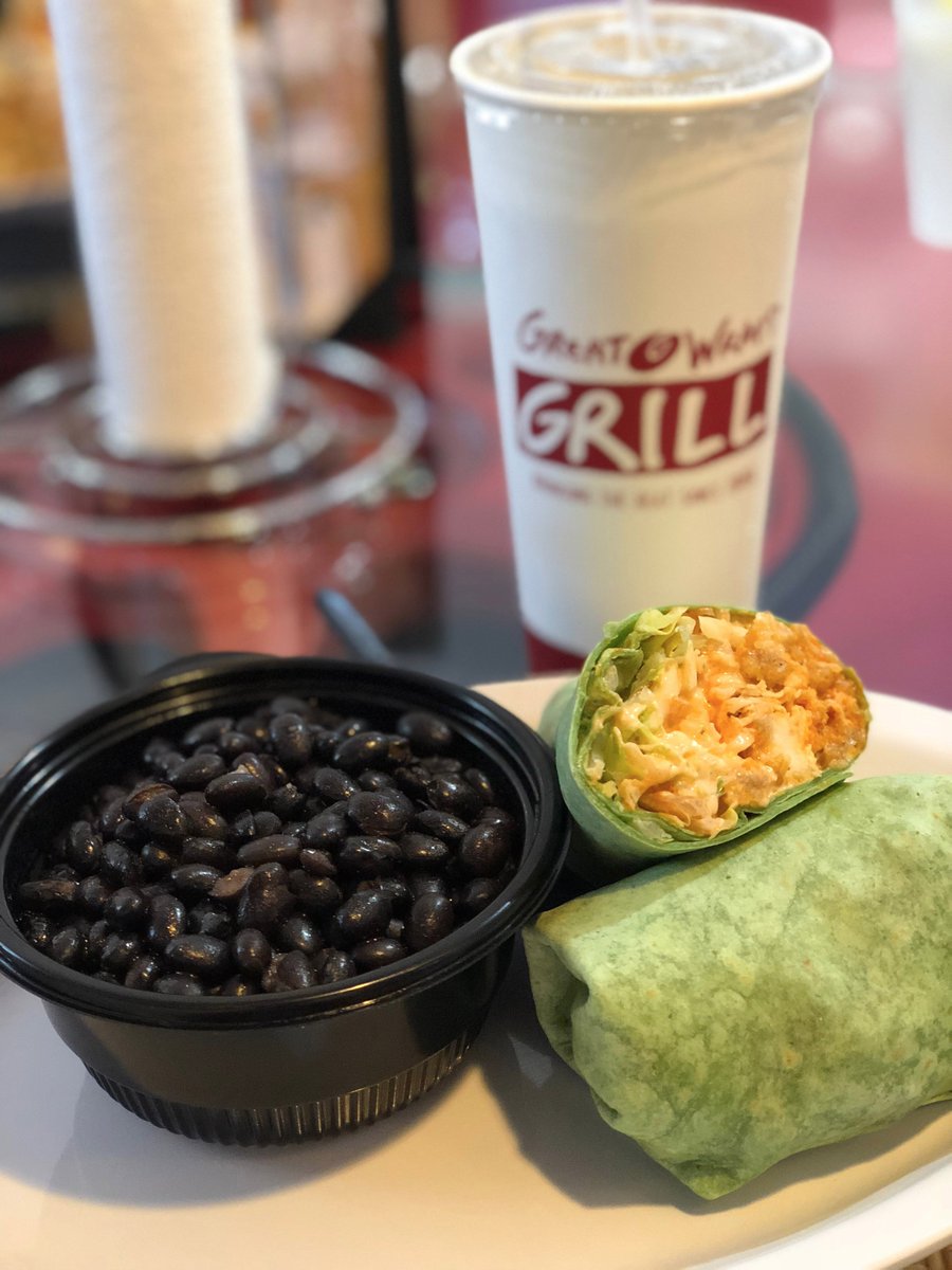 DigitlResource's tweet image. It's Friday, which calls for a special lunch from Great Wraps Grill! Oscar loved his buffalo chicken wrap and we're drooling just from the picture!
