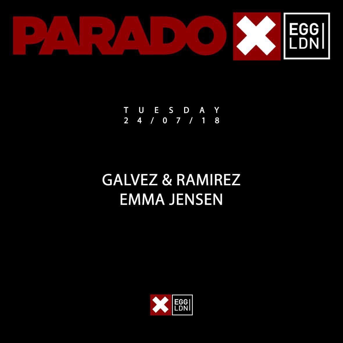 <a href="/djemmajensen/">EMAJEN</a> <a href="/Egg_Club_London/">Egg London</a> for #paradox on 24/07/18  playing strictly bangers all night! You Don’t want to miss this one!