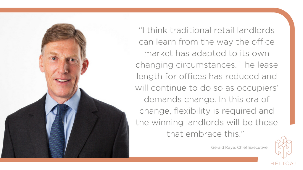 helicalplc's tweet photo. In the changing retail climate, our CEO @GeraldKayeUK thinks lessons can be learned from the office sector https://t.co/QtFiFwF3aA https://t.co/W2j0Xzk9EY